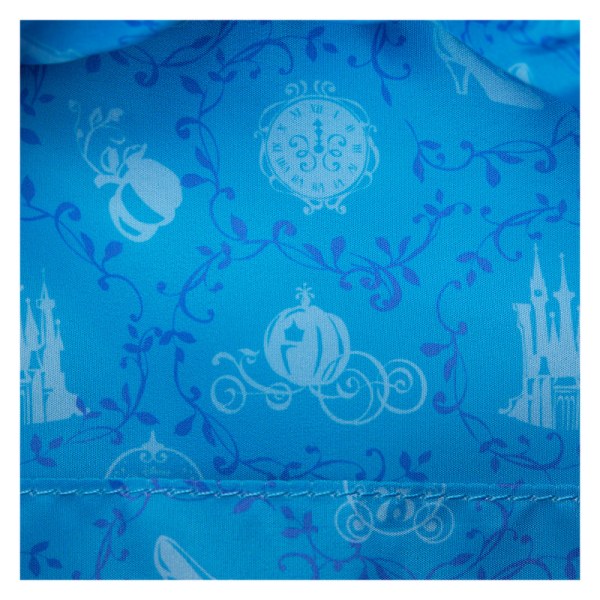 Mini-Rucksack mit rosa Schleife - DISNEY LOUNGEFLY Aschenputtel 75. Jubiläum