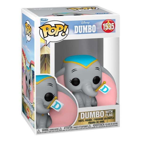 FUNKO POP! 1535 Dumbo mit Flagge - Disney Dumbo