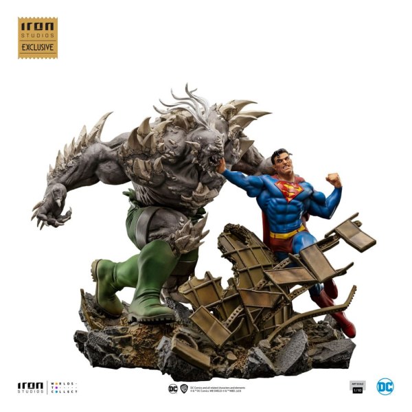 DC Comics Statuette 1/10 BDS Art Scale Superman vs Doomsday heo EU Exclusive 30 cm