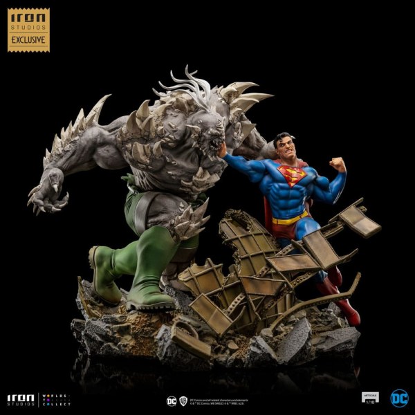 DC Comics Statuette 1/10 BDS Art Scale Superman vs Doomsday heo EU Exclusive 30 cm
