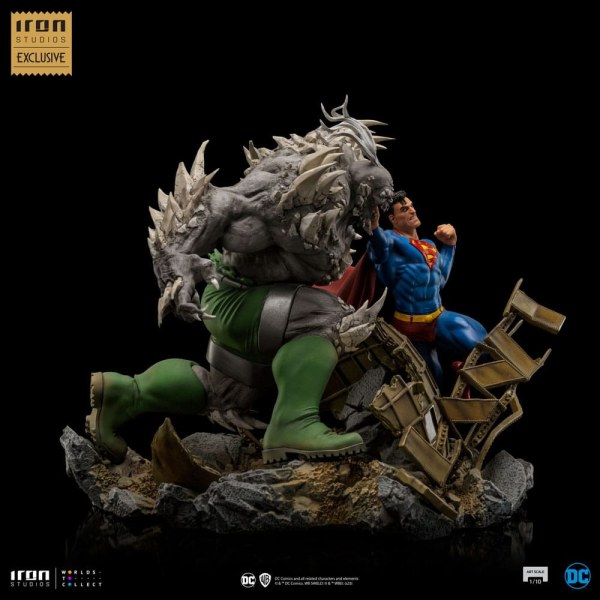 DC Comics Statuette 1/10 BDS Art Scale Superman vs Doomsday heo EU Exclusive 30 cm