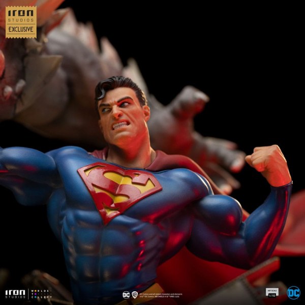 DC Comics Statuette 1/10 BDS Art Scale Superman vs Doomsday heo EU Exclusive 30 cm