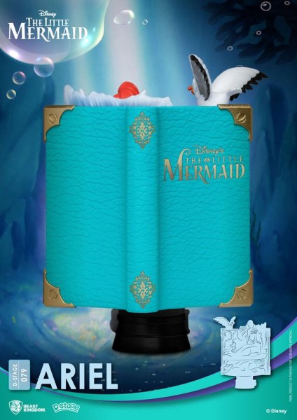 Disney- diorama PVC D-Stage Story Book Series Ariel, 15 cm