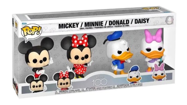 Disney Pack 4 POP Figuren! Filme Vinyl Klassiker 9 cm