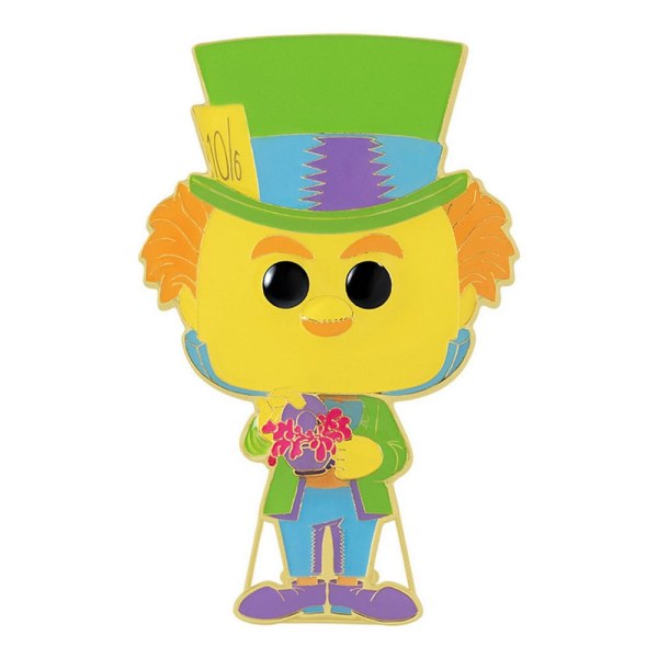 Disney POP! Emaille-Anstecker „Verrückter Hutmacher“ 10 cm