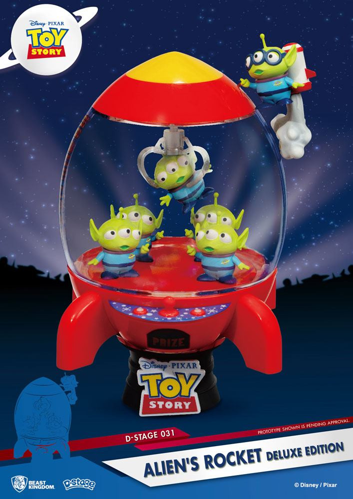 Toy Story diorama PVC D-Stage Aliens Rakete Deluxe Edition 15 cm