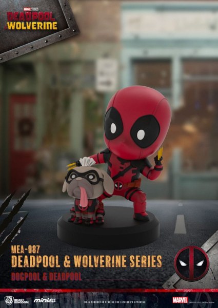 Deadpool 3 Figuren Deadpool & Wolverine Serie Mini Egg Attack Set 8 cm