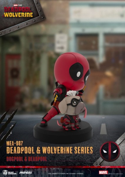 Deadpool 3 Figuren Deadpool & Wolverine Serie Mini Egg Attack Set 8 cm