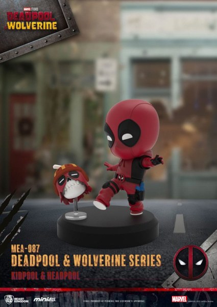 Deadpool 3 Figuren Deadpool & Wolverine Serie Mini Egg Attack Set 8 cm
