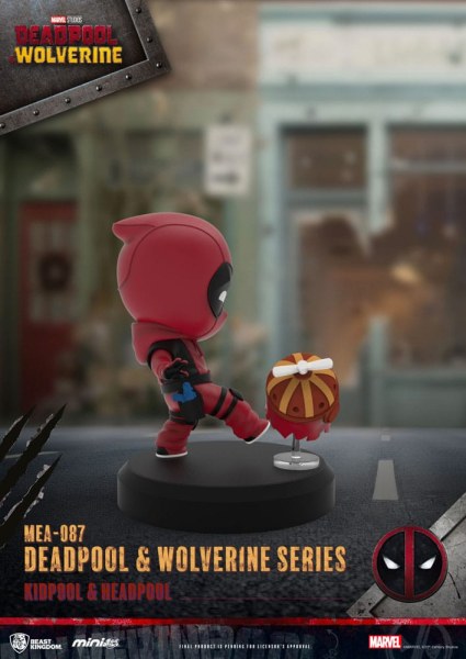 Deadpool 3 Figuren Deadpool & Wolverine Serie Mini Egg Attack Set 8 cm