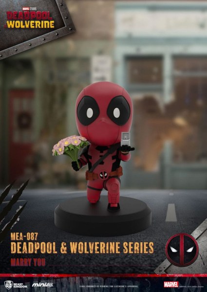 Deadpool 3 Figuren Deadpool & Wolverine Serie Mini Egg Attack Set 8 cm