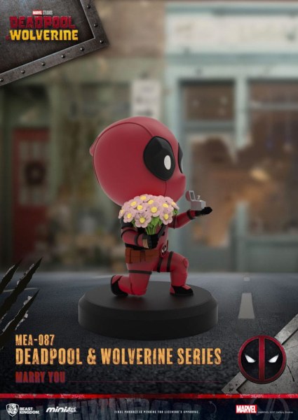 Deadpool 3 Figuren Deadpool & Wolverine Serie Mini Egg Attack Set 8 cm