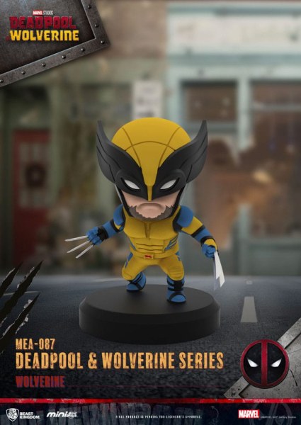 Deadpool 3 Figuren Deadpool & Wolverine Serie Mini Egg Attack Set 8 cm