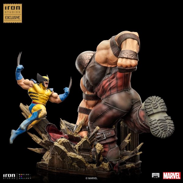 Marvel Statuette 1/10 BDS Art Scale Wolverine vs. Juggernaut heo EU Exclusive 30 cm