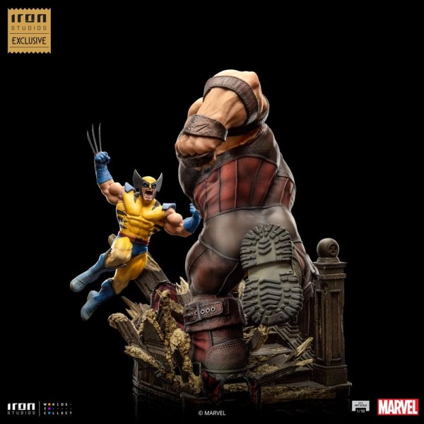 Marvel Statuette 1/10 BDS Art Scale Wolverine vs. Juggernaut heo EU Exclusive 30 cm