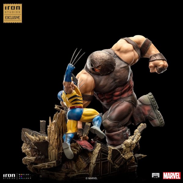 Marvel Statuette 1/10 BDS Art Scale Wolverine vs. Juggernaut heo EU Exclusive 30 cm
