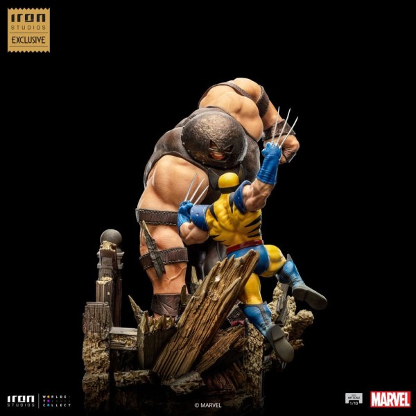 Marvel Statuette 1/10 BDS Art Scale Wolverine vs. Juggernaut heo EU Exclusive 30 cm