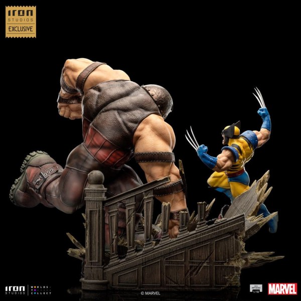 Marvel Statuette 1/10 BDS Art Scale Wolverine vs. Juggernaut heo EU Exclusive 30 cm