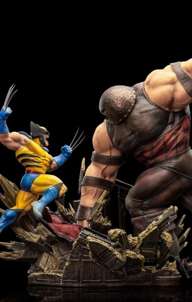 Marvel Statuette 1/10 BDS Art Scale Wolverine vs. Juggernaut heo EU Exclusive 30 cm
