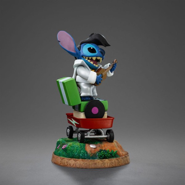 Lilo & Stitch -Statue 1/10 Art Scale Stitch King of Rock 17 cm