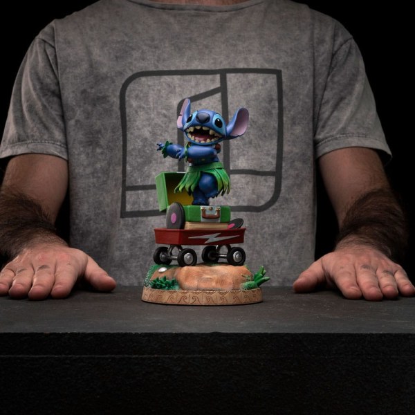 Lilo & Stitch Statue 1/10 Art Scale Stitch Hula 17 cm
