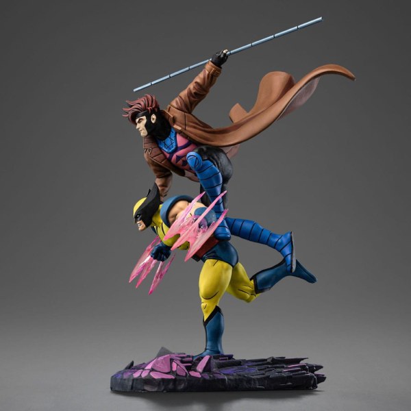Marvel Statue 1/10 Art Scale Deluxe X-Men´97 Gambit & Wolverine 29 cm