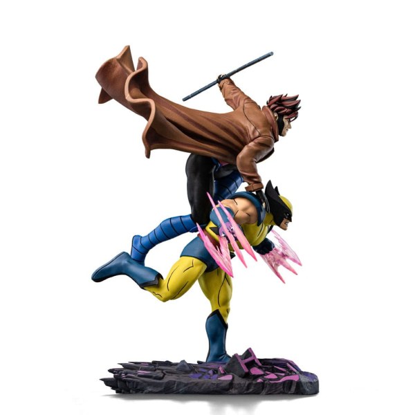 Marvel Statue 1/10 Art Scale Deluxe X-Men´97 Gambit & Wolverine 29 cm