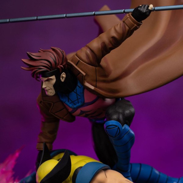 Marvel Statue 1/10 Art Scale Deluxe X-Men´97 Gambit & Wolverine 29 cm