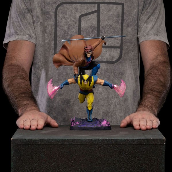 Marvel Statue 1/10 Art Scale Deluxe X-Men´97 Gambit & Wolverine 29 cm