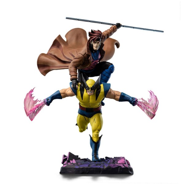 Marvel Statue 1/10 Art Scale Deluxe X-Men´97 Gambit & Wolverine 29 cm