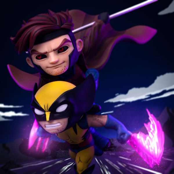 X-Men 97 Mini Co. PVC-Figur Gambit und Wolverine 23 cm