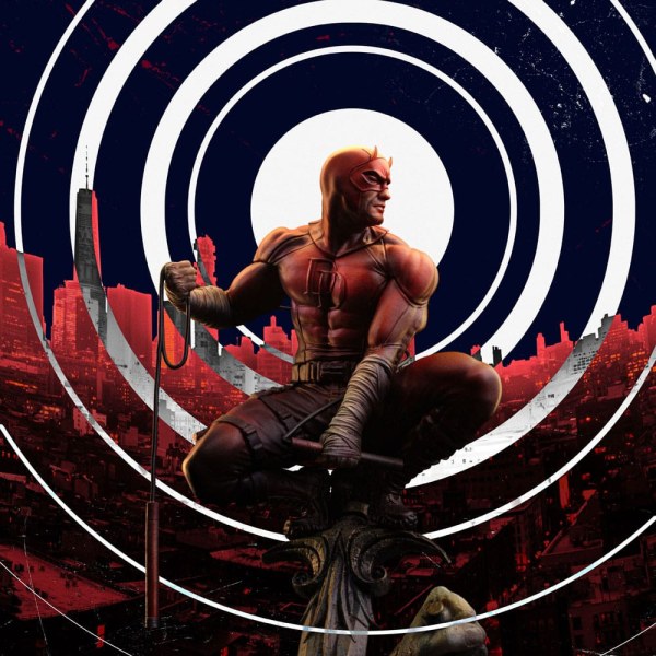 Marvel Statue 1/10 Art Scale Deluxe Daredevil Unleashed 22 cm