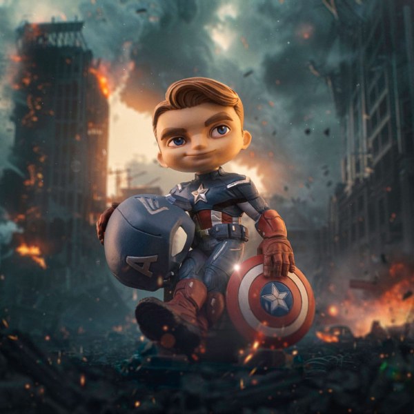 Avengers Infinity Saga Mini Co. PVC-Figur Captain America 14 cm