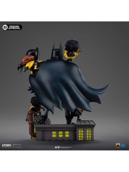 Batman-Figur Animierte Symbole PVC Batman-Familie 18 cm