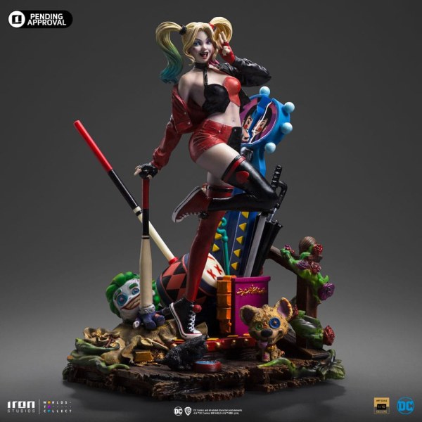 DC Comics -Statue 1/10 Art Scale Deluxe Harley Quinn (Gotham City Sirens) 22 cm