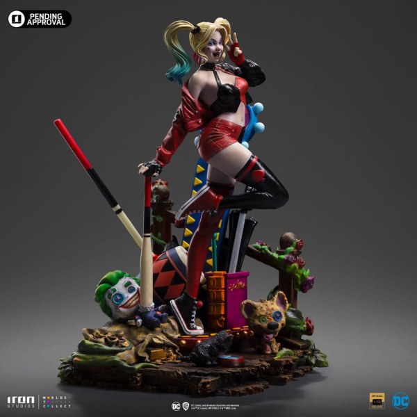DC Comics -Statue 1/10 Art Scale Deluxe Harley Quinn (Gotham City Sirens) 22 cm