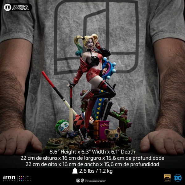 DC Comics -Statue 1/10 Art Scale Deluxe Harley Quinn (Gotham City Sirens) 22 cm