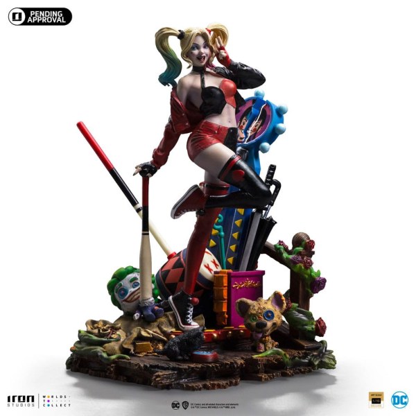 DC Comics -Statue 1/10 Art Scale Deluxe Harley Quinn (Gotham City Sirens) 22 cm