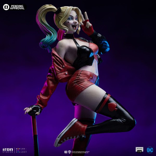 DC Comics -Statue 1/10 Art Scale Harley Quinn (Gotham City Sirens) 22 cm