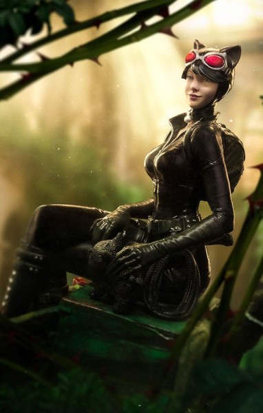 DC Comics -Statue 1/10 Art Scale Deluxe Catwoman (Gotham City Sirens) 21 cm