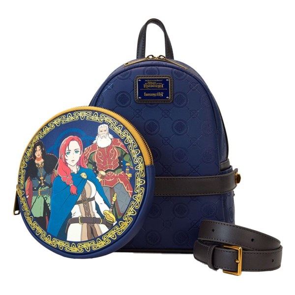 Der Herr der Ringe von Loungefly Mini-Rucksack „Der Krieg von Rohirrim“ mit Gürteltasche