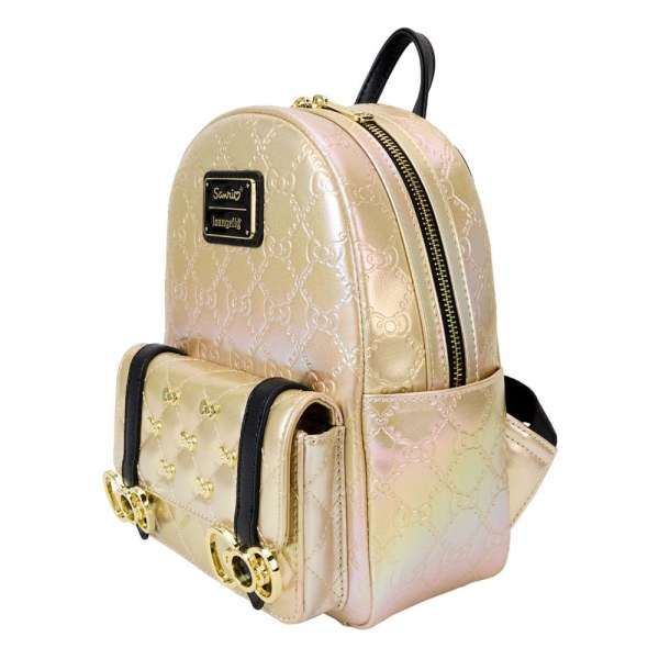 Hello Kitty 50th Anniversary von Loungefly Rucksack Mini Metallic Gold