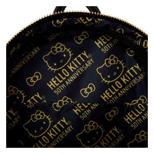 Hello Kitty 50th Anniversary von Loungefly Rucksack Mini Metallic Gold