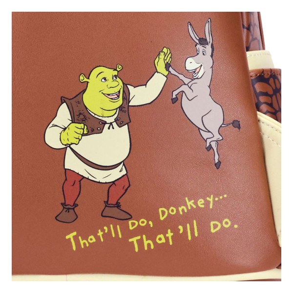Dreamworks von Loungefly Shrek & Esel Cosplay-Mini-Rucksack