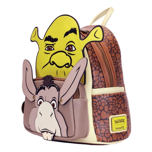 Dreamworks von Loungefly Shrek & Esel Cosplay-Mini-Rucksack