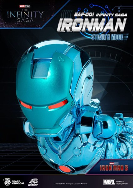 Marvel Figur Egg Attack Floating The Infinity Saga Ironman Stealth Mode 16 cm