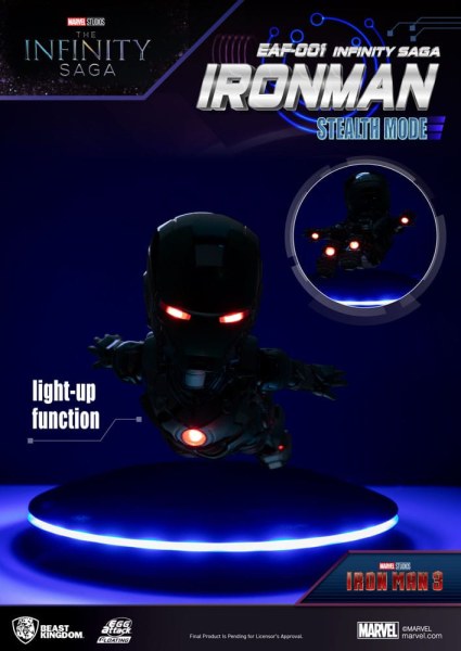 Marvel Figur Egg Attack Floating The Infinity Saga Ironman Stealth Mode 16 cm