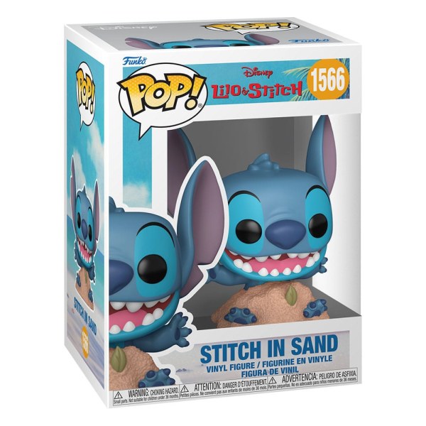 Lilo und Stitch POP! 1566 Vinylfigur Stitch in Sand 9 cm