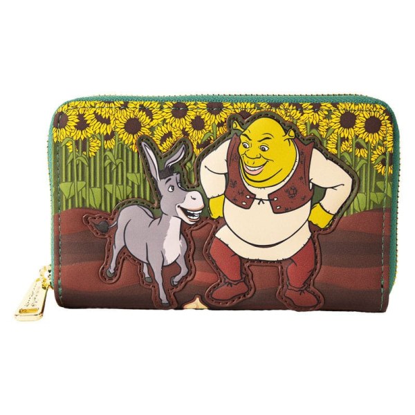 Dreamworks by Loungefly – Münzgeldbörse „Shrek & Esel“ mit Sonnenblumenfeld