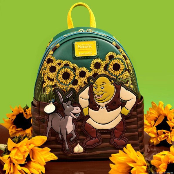 Dreamworks by Loungefly Shrek & Esel Sonnenblumenfeld Mini-Rucksack